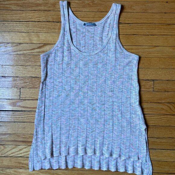 ZARA W&B COLLECTION KNITTED TANK TOP PASTEL ,MIXED COLORS SIZE SMALL - Picture 1 of 5